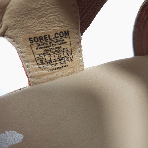 Sorel Cameron Womens Platform Wedge Slingback Sandals Size 10 - Picture 5 of 7